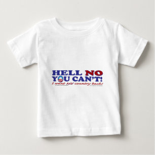 Camiseta De Bebé Logo de Hell-No-with-Obama