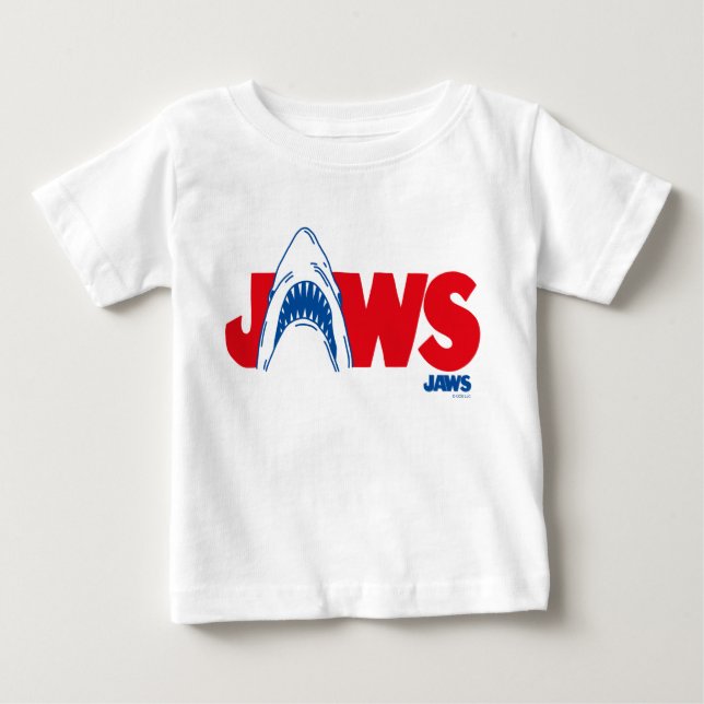 Camiseta De Bebé Logo de Jaws Shark Teeth (Anverso)