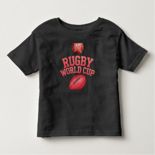 Camiseta De Bebé Logo de la Copa Mundial de Rugby con colocación in