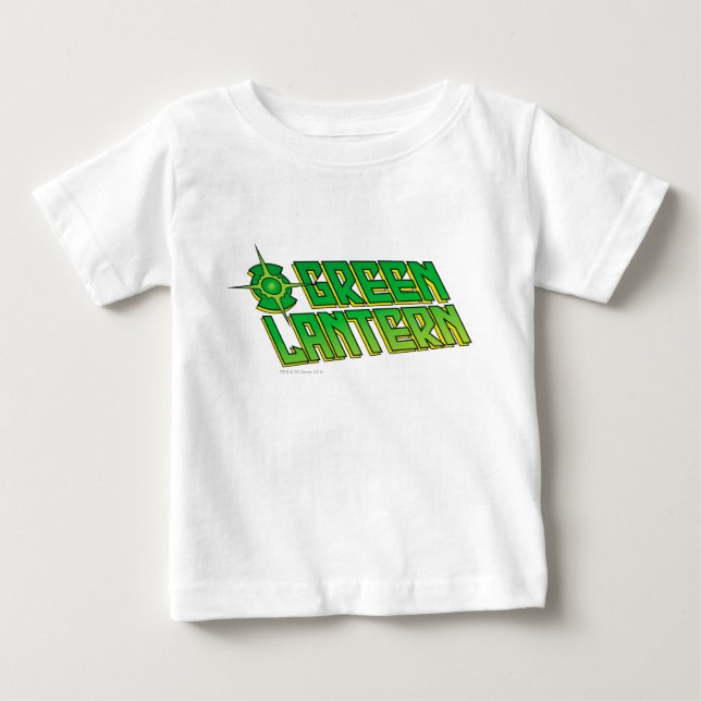 Camiseta De Bebé Logo de la Linterna Verde - inclinado (Anverso)
