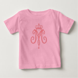Camiseta De Bebé Logo de Marie Antoinette ~ Creeper de lactantes or