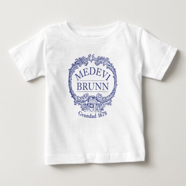 Camiseta De Bebé Logo de Medevi Brunn Baby T-Shirt (Anverso)