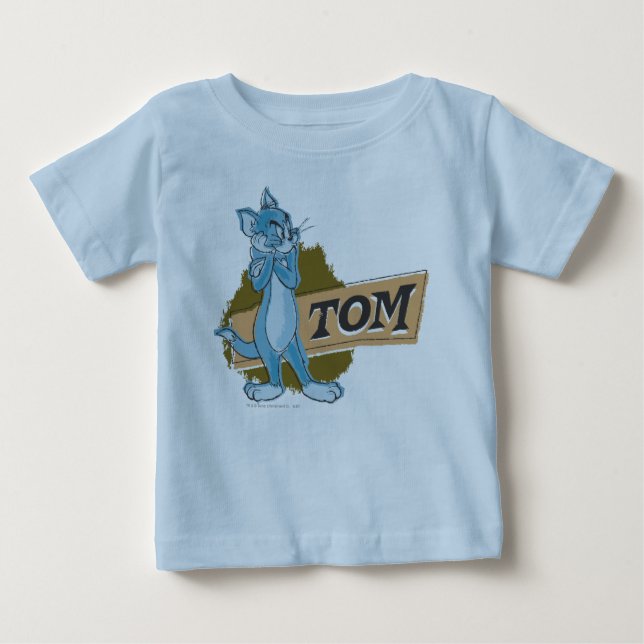 Camiseta De Bebé Logo de Tom Attitude (Anverso)