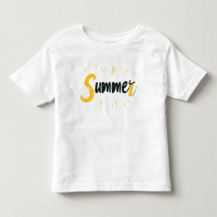 Camiseta De Bebé Logo de verano - Diseño de texto de verano