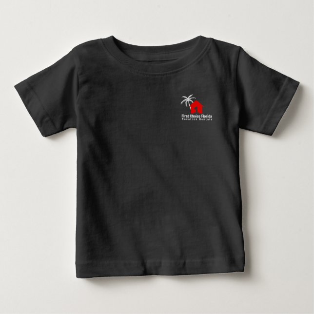 Camiseta De Bebé Logo del FCF Home Baby Black T-Shirt (Anverso)