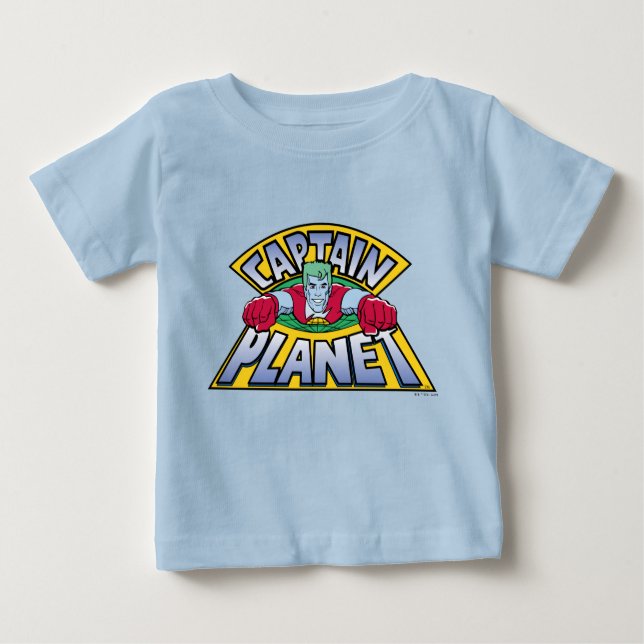 Camiseta De Bebé Logo del planeta capitán (Anverso)