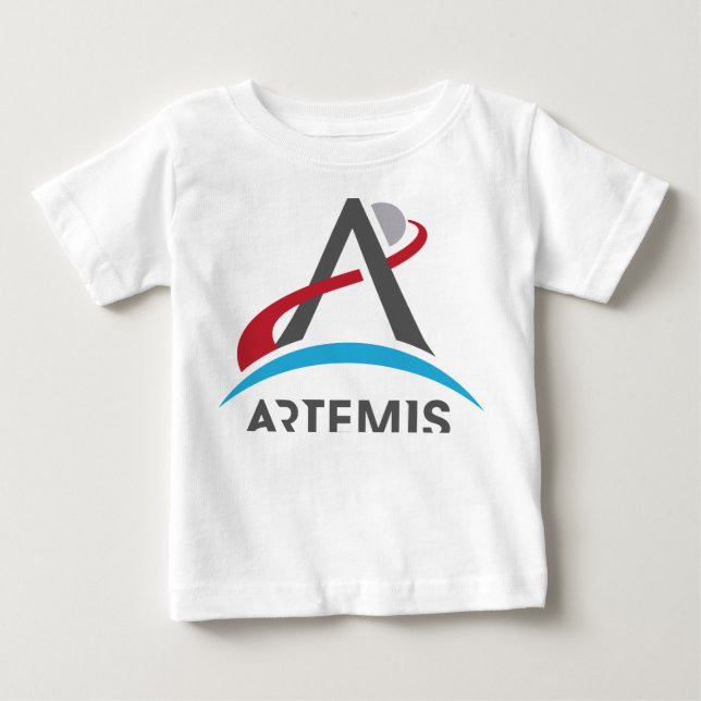 Camiseta De Bebé Logo del Programa Artemis de la NASA Astronauta de (Anverso)