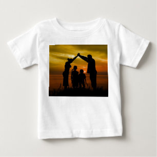 Camiseta De Bebé Logo Family Protection material libre de regalías