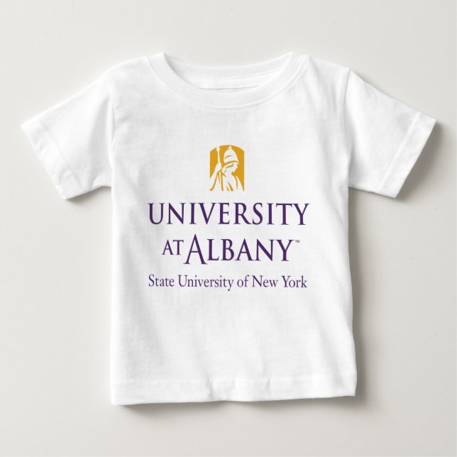 Camiseta De Bebé Logo icónico de la Universidad de Albany (Anverso)