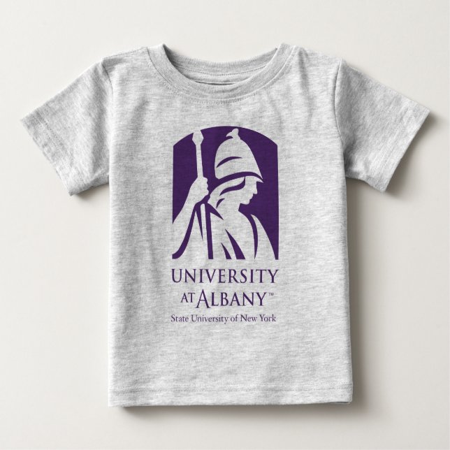 Camiseta De Bebé Logo icónico de la Universidad de Albany (Anverso)