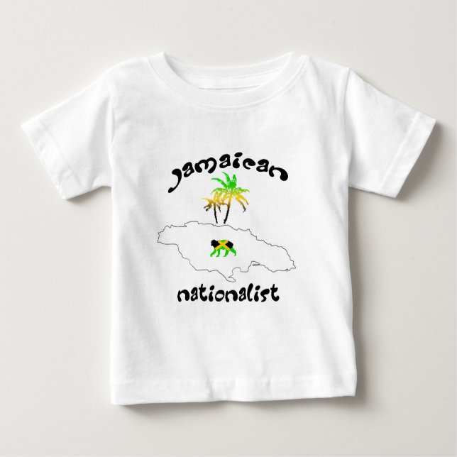 Camiseta De Bebé Logo nacionalista jamaiquino (Anverso)