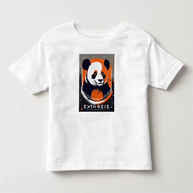 Camiseta De Bebé Logo pour Entreprise d'Évènementiel avec Panda et (Anverso)