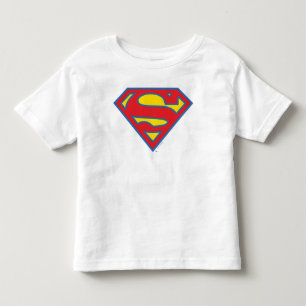 Camiseta De Bebé Logo superchica clásica con contorno azul