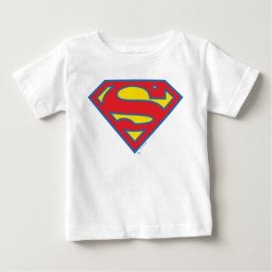 Camiseta De Bebé Logo superchica clásica con contorno azul