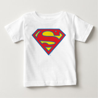Camiseta De Bebé Logo superchica clásica con contorno azul
