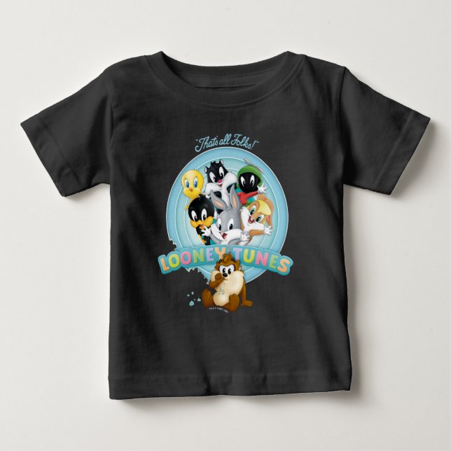 Camiseta De Bebé Logotipo Baby LOONEY TUNES™ | Todos son personas (Anverso)