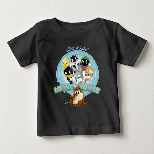 Camiseta De Bebe Logotipo Baby LOONEY TUNES Todos son personas Zazzle.es