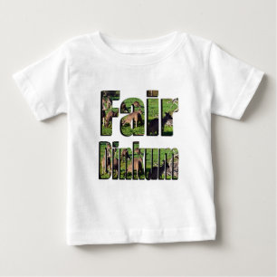 Camiseta De Bebé Logotipo de argot de Dinkum Aussie justo,