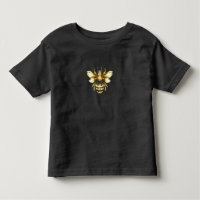 Logotipo de Relieve metalizado dorado falso poligo