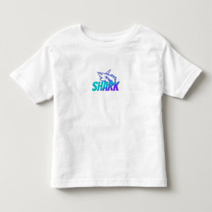 Camiseta De Bebé Logotipo de tiburón gradiente fuerte Vibes oceán