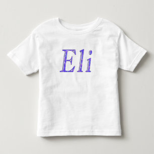 Camiseta De Bebé Logotipo del nombre de Blue Eli,