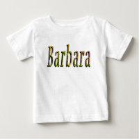Logotipo del nombre de los Chicas Barbara,