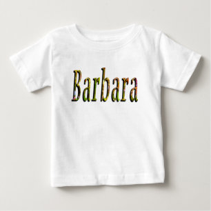 Camiseta De Bebé Logotipo del nombre de los Chicas Barbara,