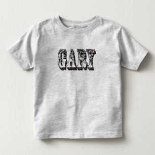 Camiseta De Bebé Logotipo del nombre de niño Gary,