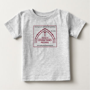 Camiseta De Bebé Logotipo del preescolar Trinity Lutheran