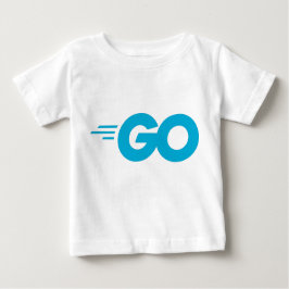 Camiseta De Bebé Logotipo Golang (Lenguaje de programación Go)