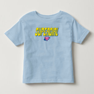 Camiseta De Bebé Logotipo Pop Supergirl