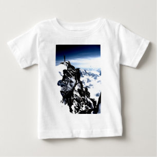 Camiseta De Bebé Logro del Montañero Invierno de Nieve