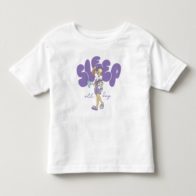 Camiseta De Bebé Lola Bunny Duerme Todo el Día (Anverso)