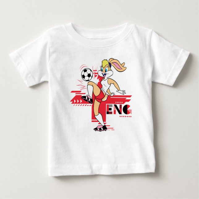 Camiseta De Bebé Lola Bunny Team England Soccer Graphic (Anverso)