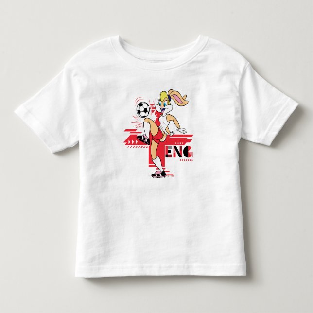Camiseta De Bebé Lola Bunny Team England Soccer Graphic (Anverso)
