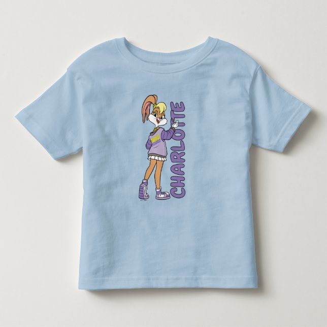 Camiseta De Bebé Lola TUNE SQUAD™ Varsity Heart (Anverso)