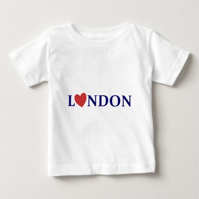 Camiseta De Bebé London amor (Anverso)