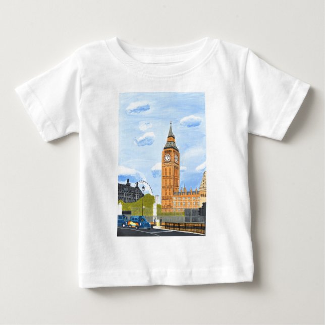 Camiseta De Bebé London Big Ben (Anverso)