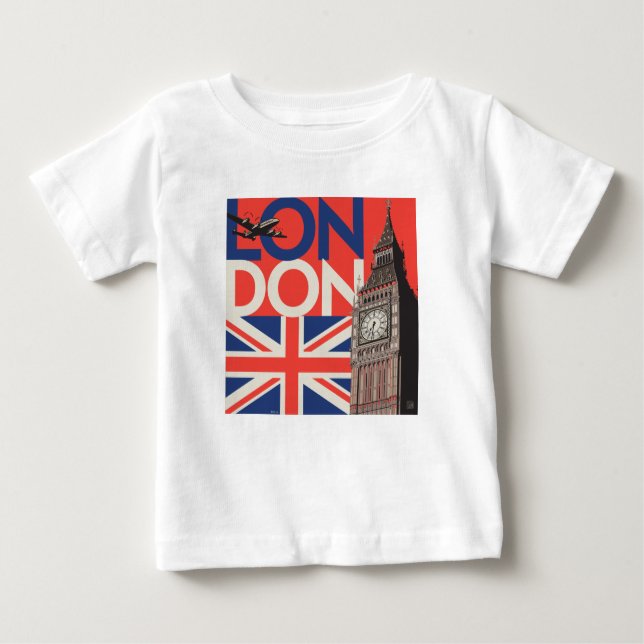 Camiseta De Bebé London Big Ben | Inglaterra (Anverso)