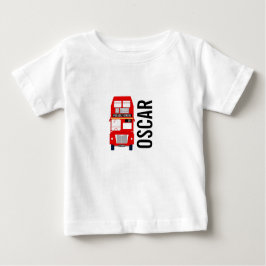 Camiseta De Bebé London Bus Baby Tee
