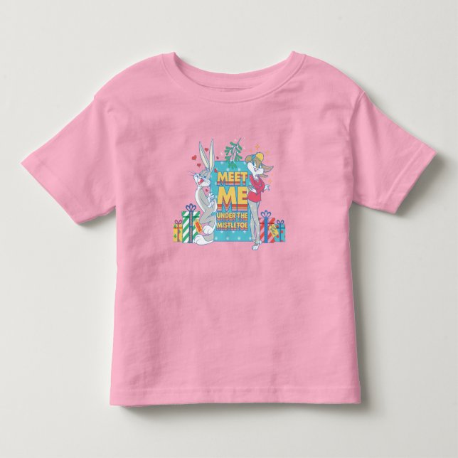 Camiseta De Bebé LOONEY TUNES™ | Reúnete conmigo bajo el mistletoe (Anverso)