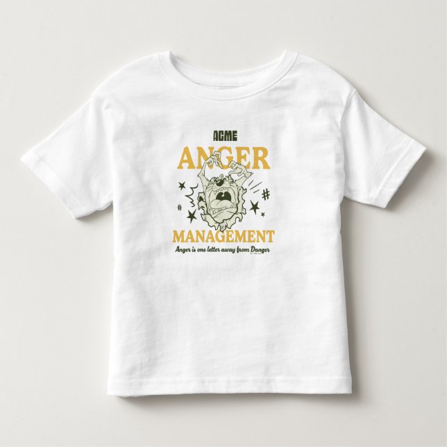 Camiseta De Bebé LOONEY TUNES™ |TAZ™ ACME Anger Management (Anverso)