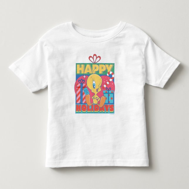 Camiseta De Bebé LOONEY TUNES™ | TWEET™ Felices Fiestas (Anverso)