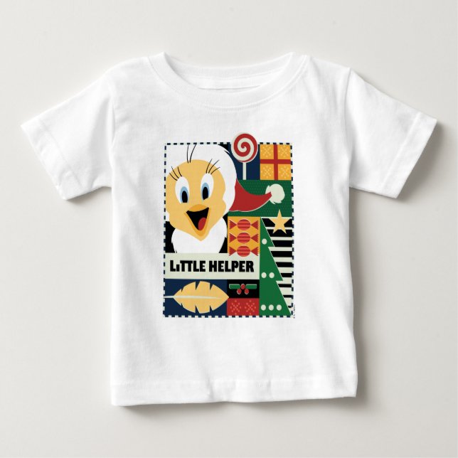 Camiseta De Bebé LOONEY TUNES™ TWEETY™ Pequeño Ayudante (Anverso)