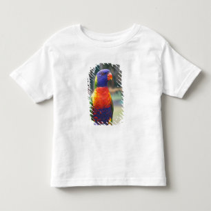 Camiseta De Bebé Loricito Arcoíris (Trichoglossus haematodus 2