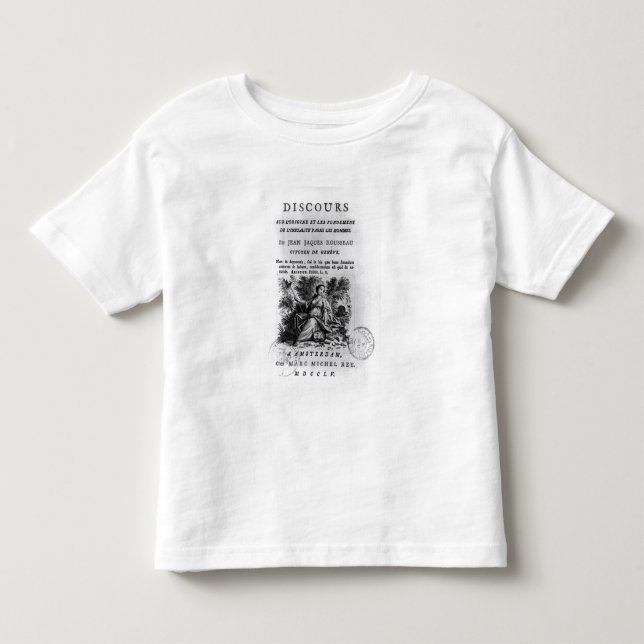 Camiseta De Bebé 'l'Origine y les Fondements de Discours (Anverso)