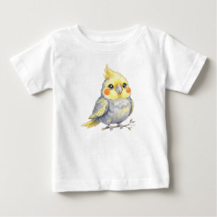 Camiseta De Bebé Loro adorable-Cockatiel 