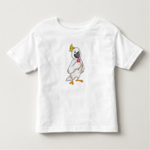 Camiseta De Bebé Loro con helado Waffle
