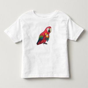 Camiseta De Bebé Loro con jugo de Naranja de vidrio