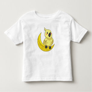 Camiseta De Bebé Loro con luna